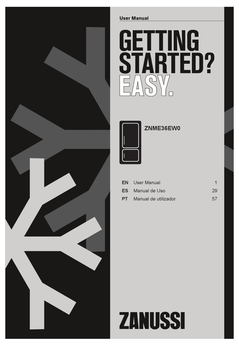 Zanussi ZNME36EW0 user manual
