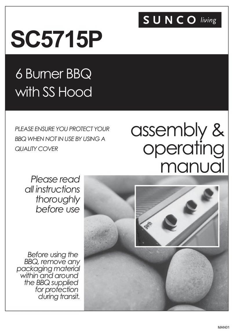 Sunco living SC5715P Assembly & operating manual