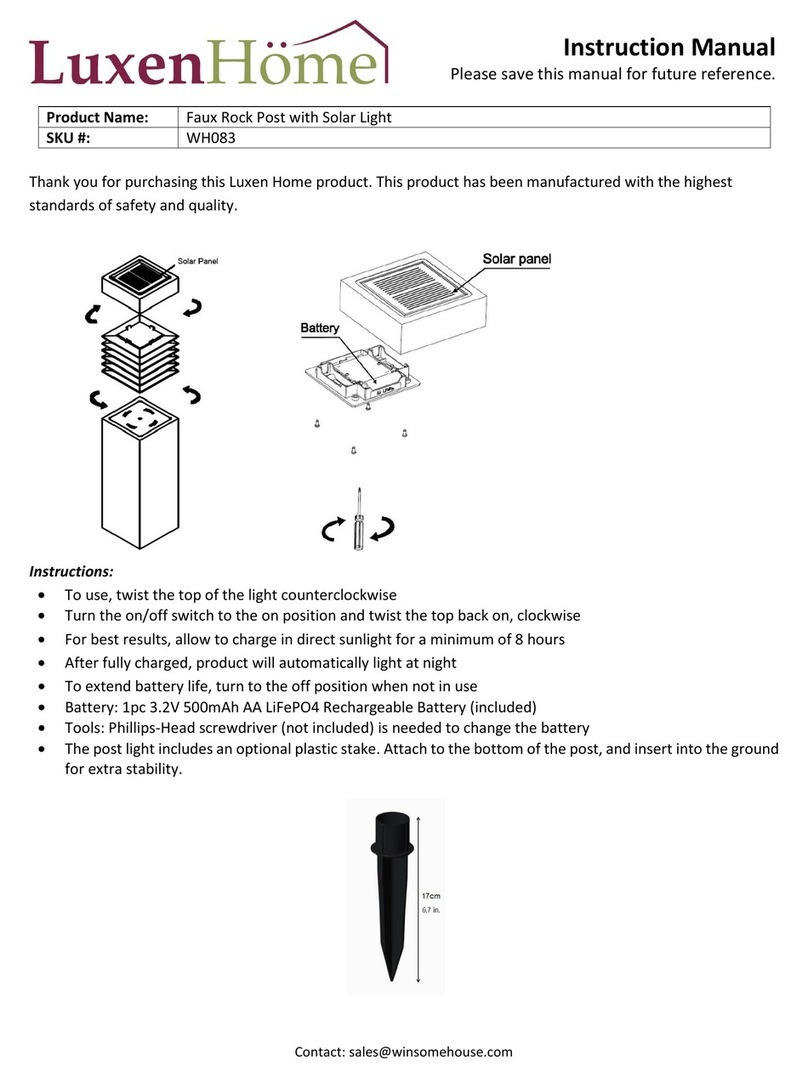 LuxenHome WH083 instruction manual