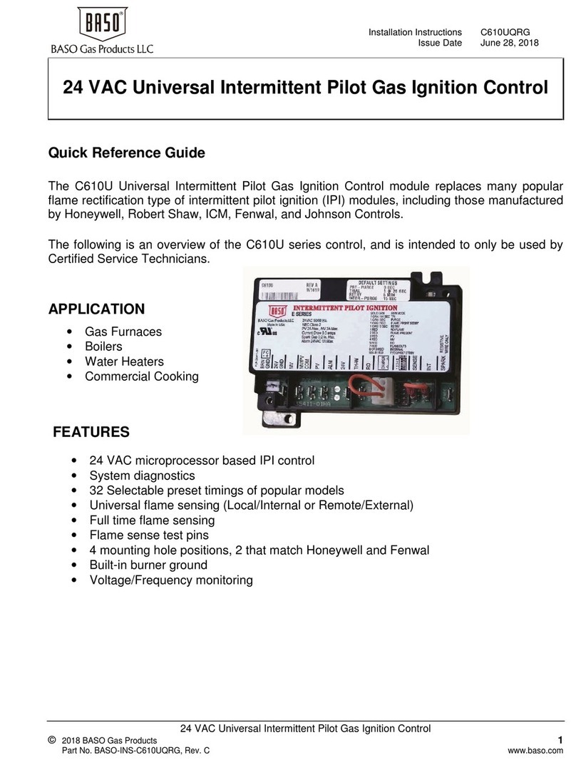 Baso C610U Series manual