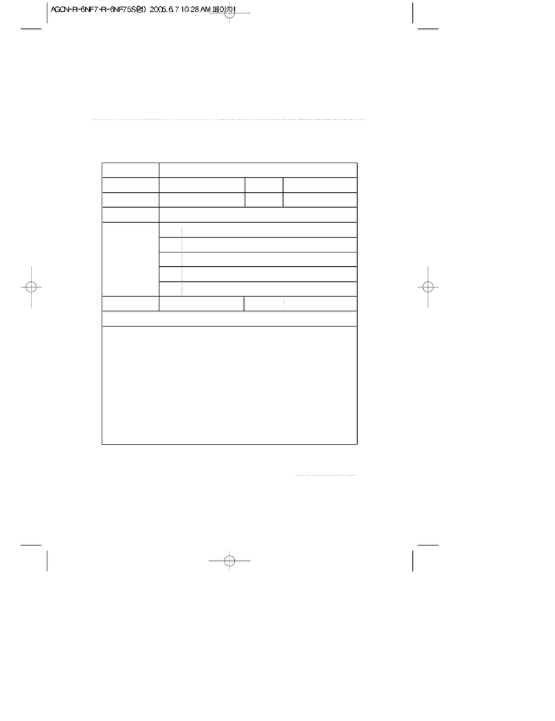 Daewoo KOR-6NF75S operating instructions