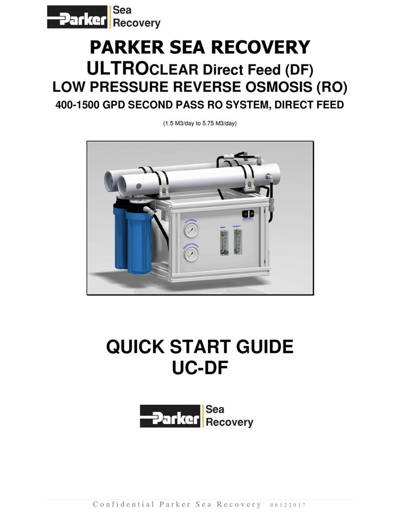Parker UC-DF User manual