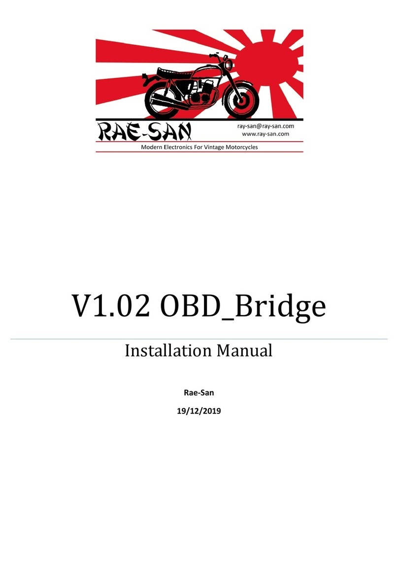 RAE-SAN V1.02 OBD-Bridge installation manual