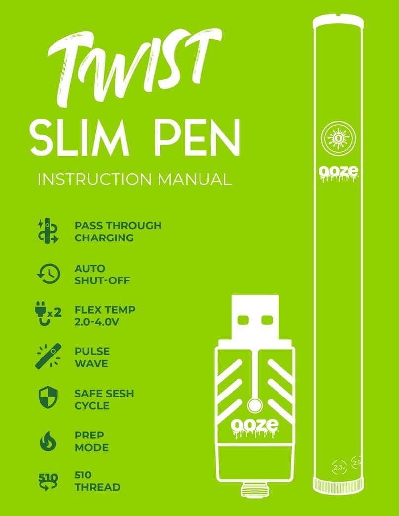 OOZE Twist Slim Pen User manual