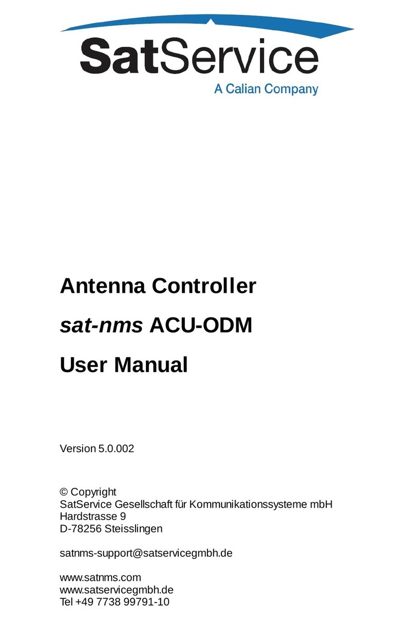 Calian SatService sat-nms ACU-ODM user manual