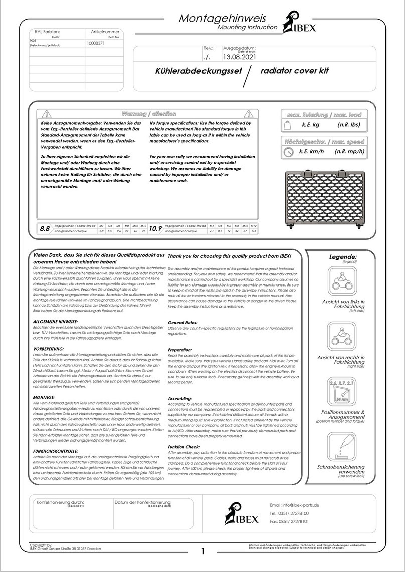 IBEX 10008371 User guide