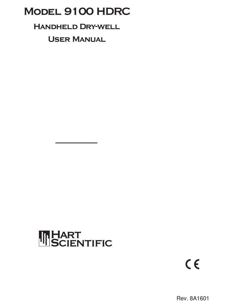 Hart Scientific 9100 HDRC user manual
