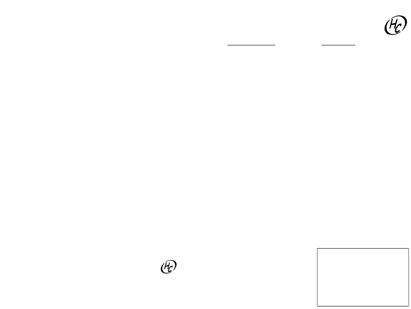 HC HC0109 quick start guide