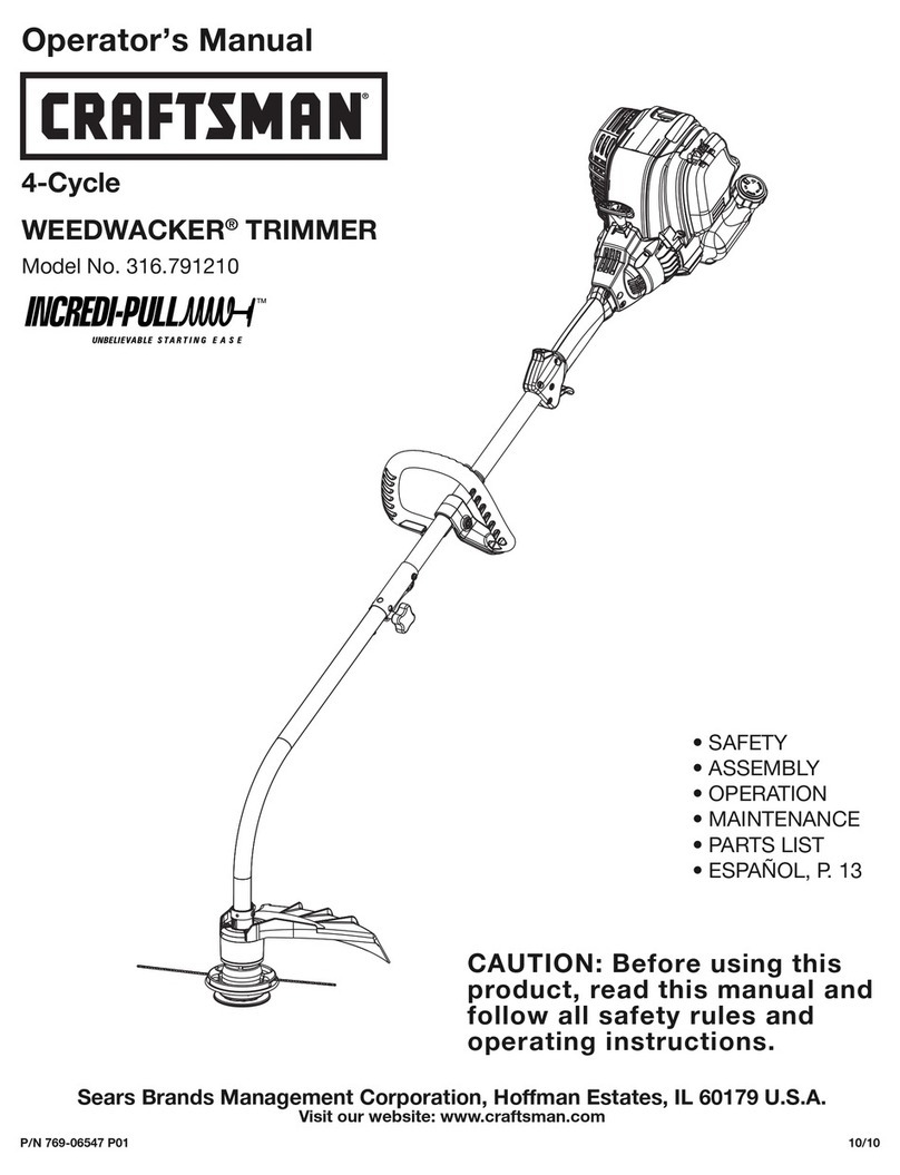 Craftsman INCREDI.PULL 316.791210 Operator's manual