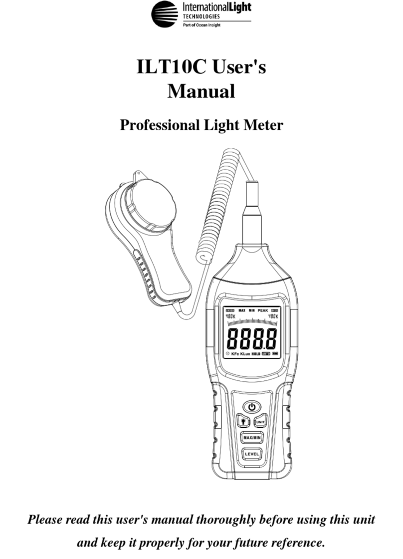 International Light Technologies ILT10C manual