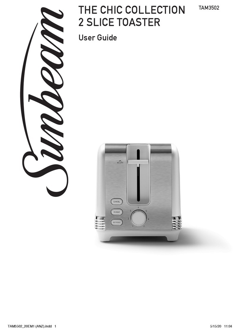 Sunbeam CHIC TAM3502 User manual