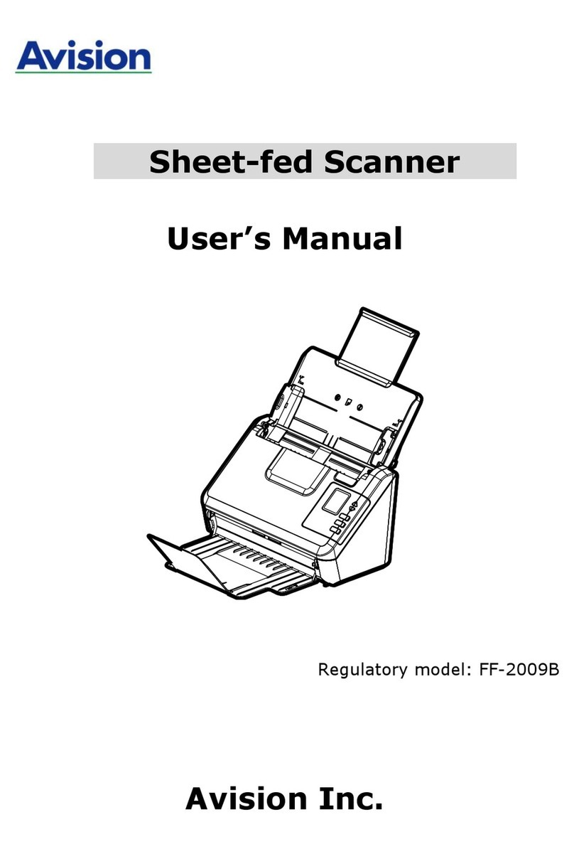 Avision AD125 User manual