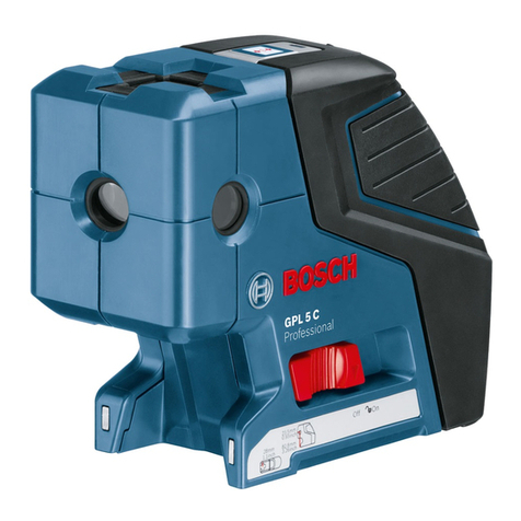Bosch GPL 5 C Original instructions