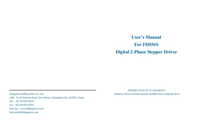 Fulling Motor FD556S User manual