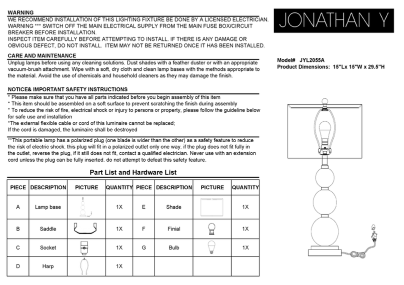 JONATHAN Y JYL2055A User manual