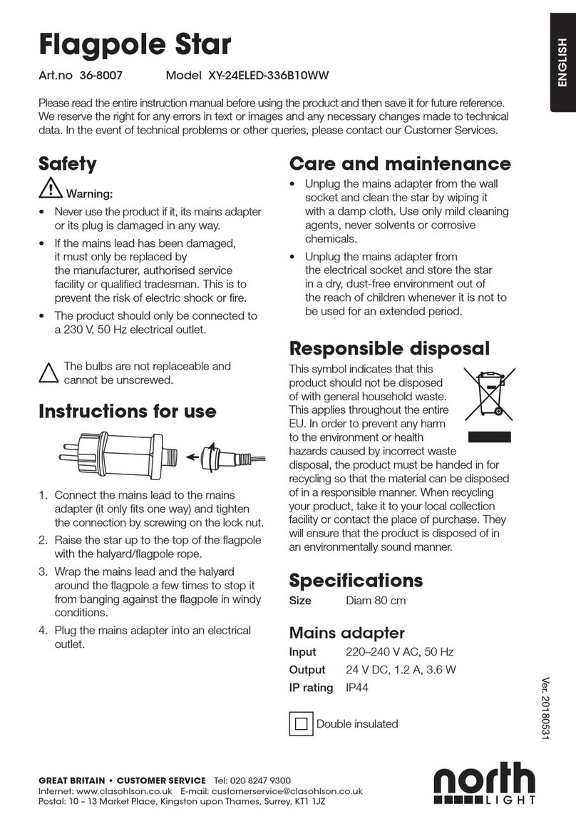 North Light 36-8007 quick start guide