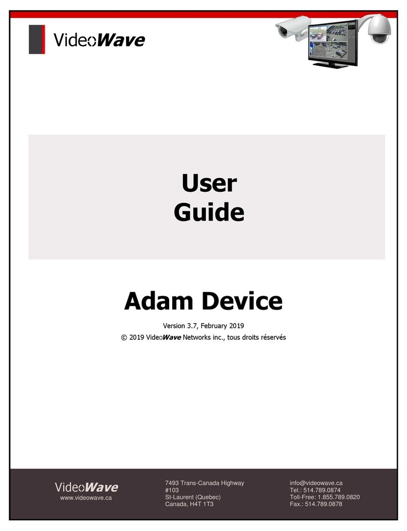 VideoWave Adam Device user guide VideoWave Adam Device user guide