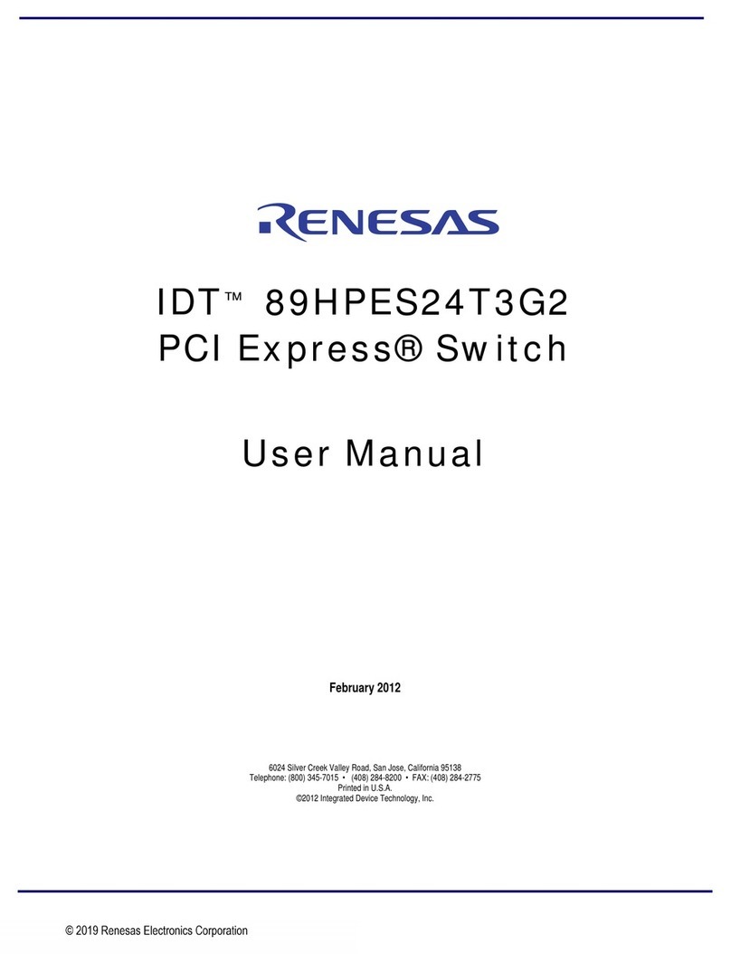 Renesas IDT 89HPES24T3G2 user manual