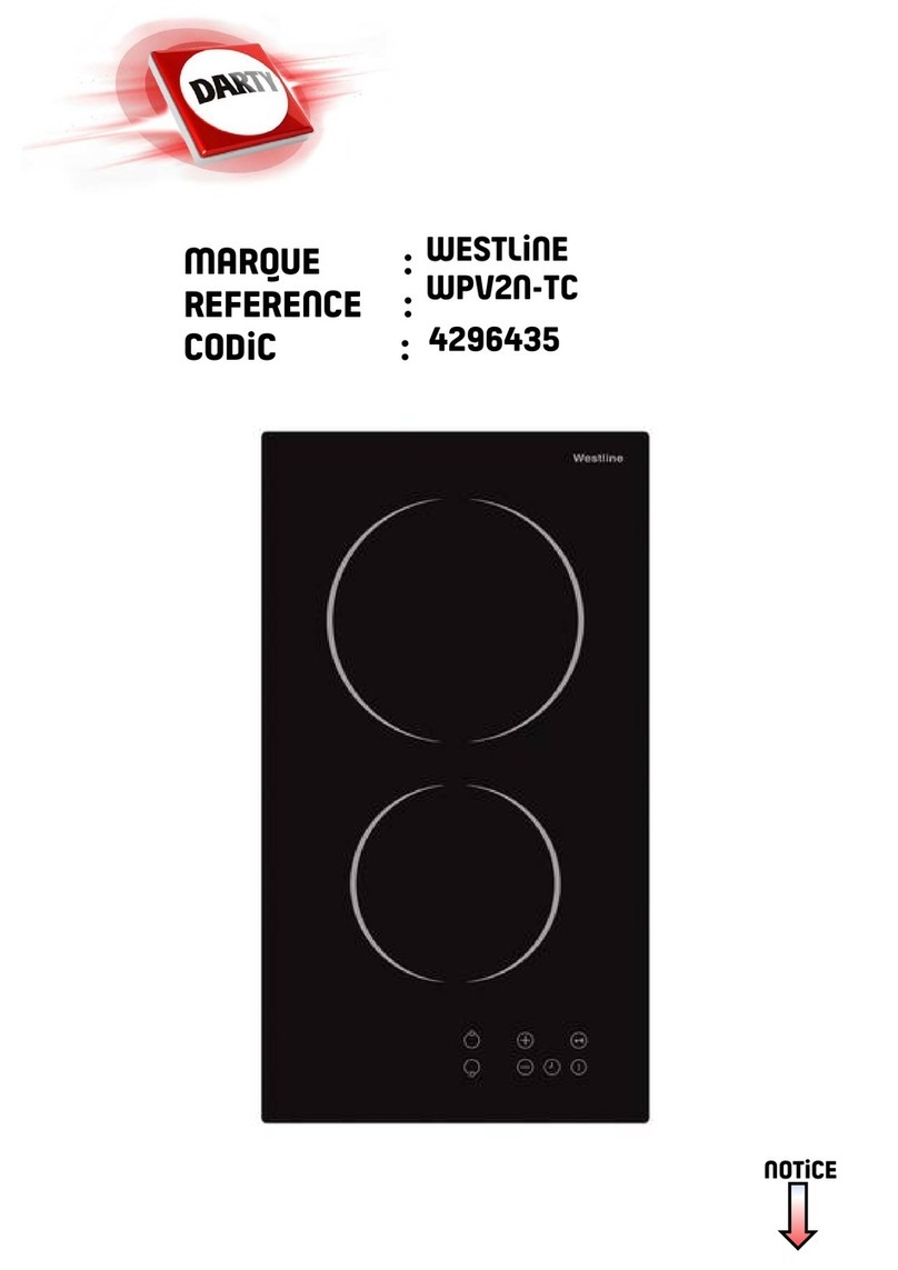 Westline WPV2N-TC Operating and installation instructions