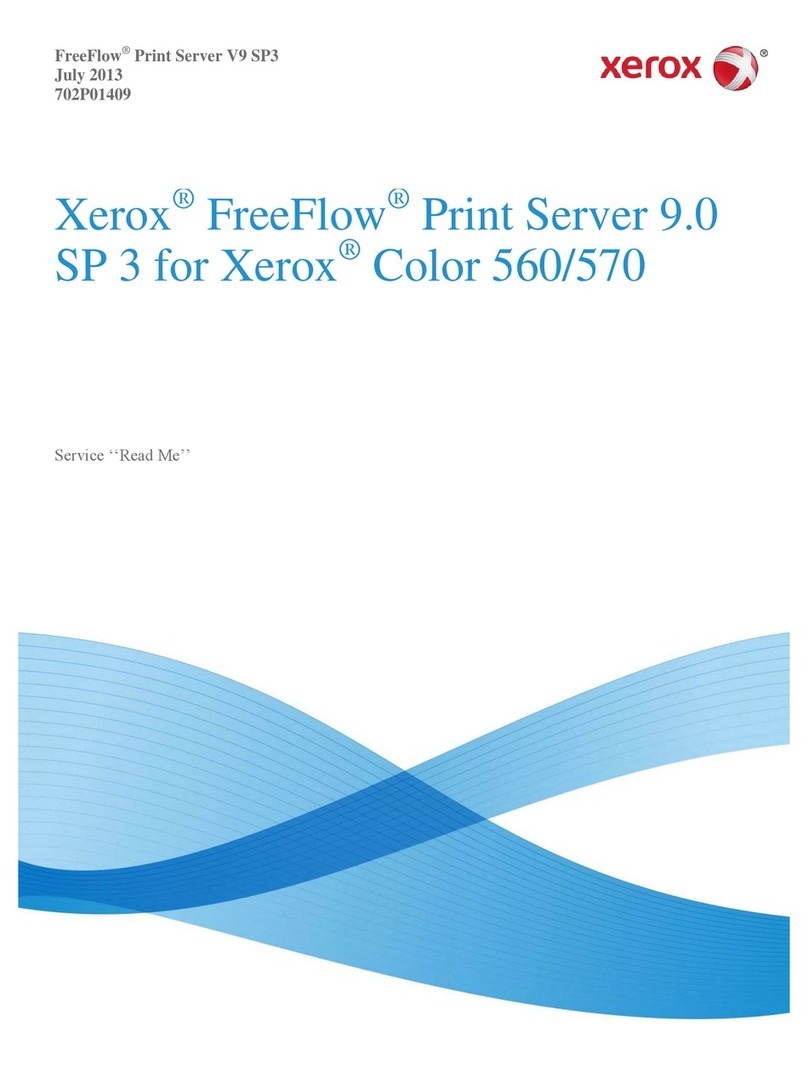 Xerox FreeFlow SP 3 manual