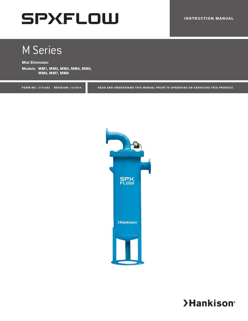 SPX FLOW M Series instruction manual