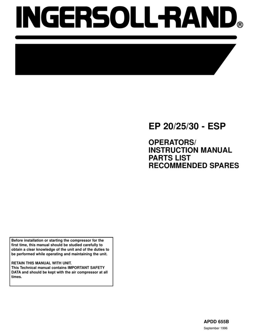 Ingersoll-Rand EP 20-ESP User manual