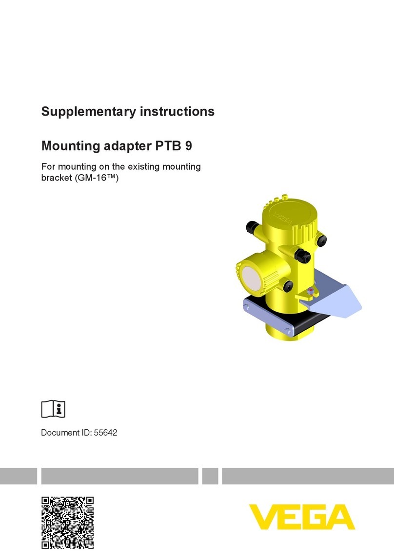 Vega PTB 9 Supplementary instructions