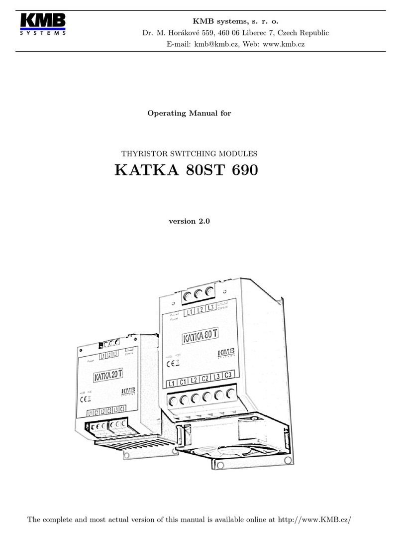 KMB KATKA 80ST 690 operating manual