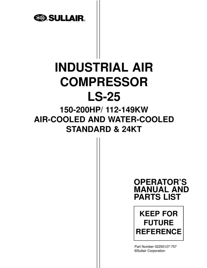 Sullair LS-25 Installation and maintenance instructions Sullair LS-25 Installation and maintenance instructions