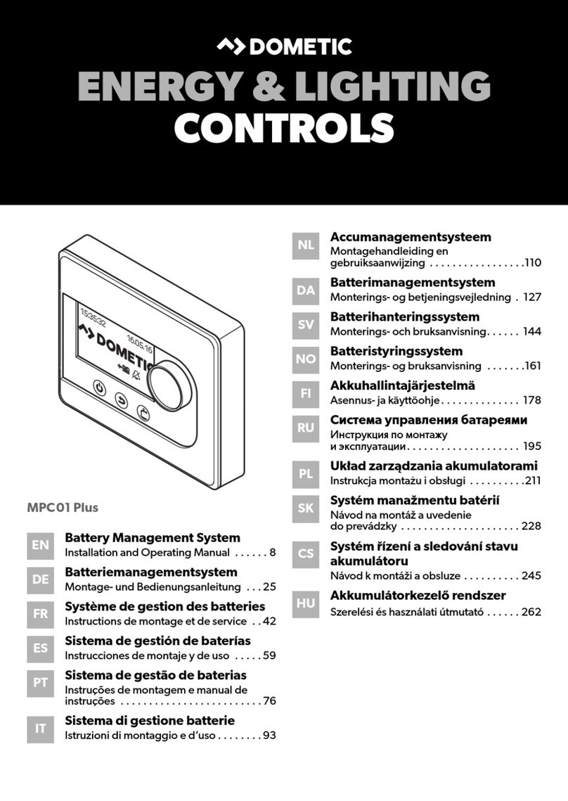 Dometic MPC01 Plus Installation and operating manual