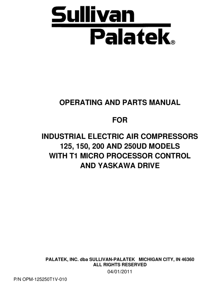 Sullivan-Palatek 125UD User manual