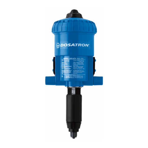 dosatron D25RE2 Operating instructions
