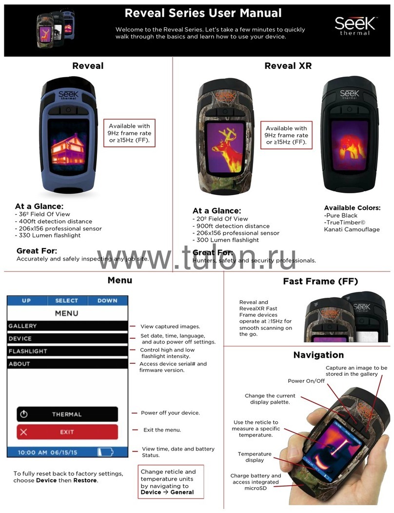 Seek Thermal Reveal Series user manual