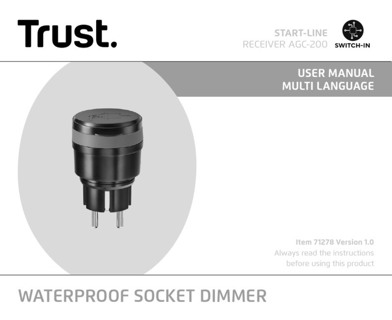 Trust START-LINE RECEIVER AGC-200 user manual