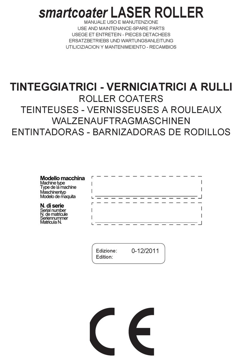 CEFLA sorbini Smartcoater Laser Roller Instruction manual