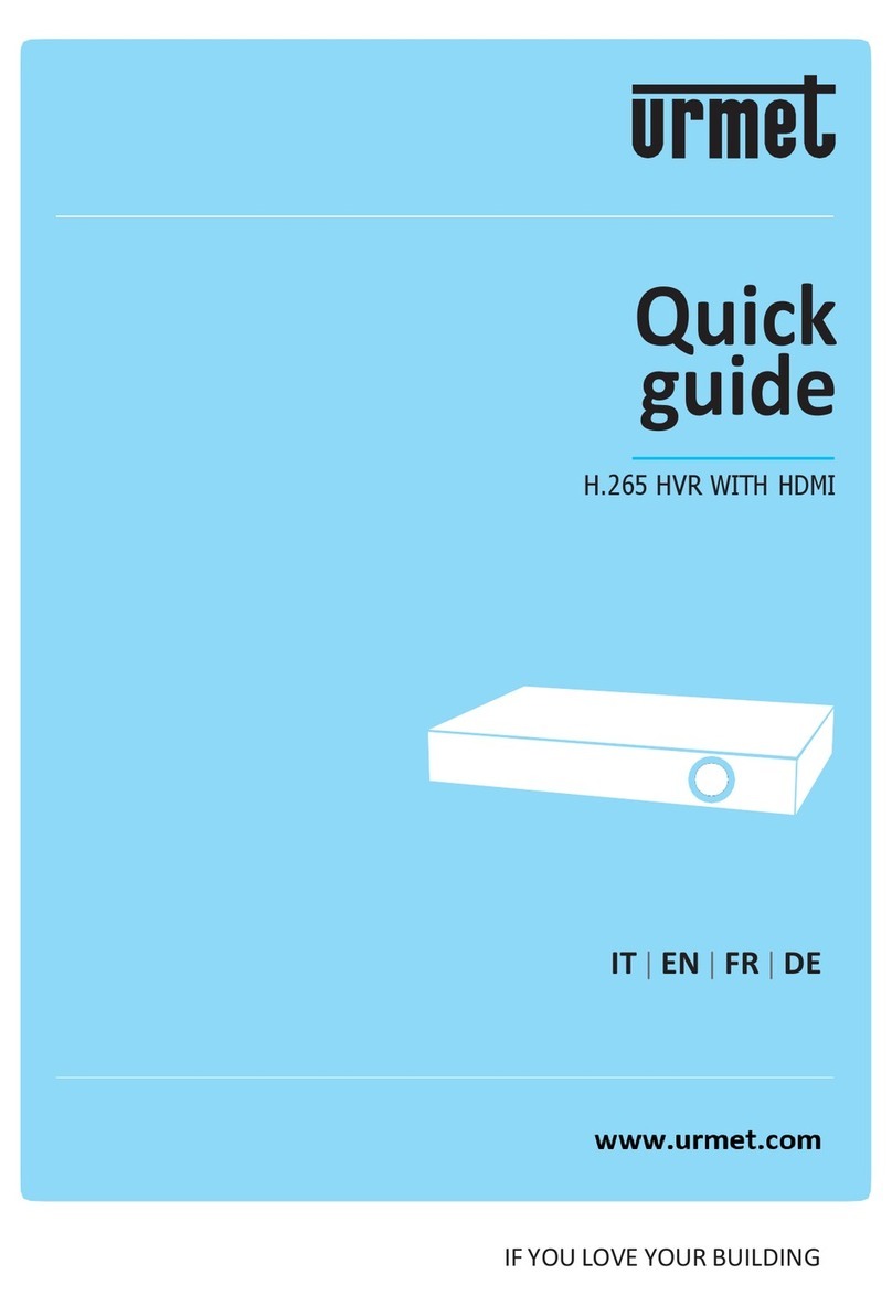 urmet domus H.265 Series User manual