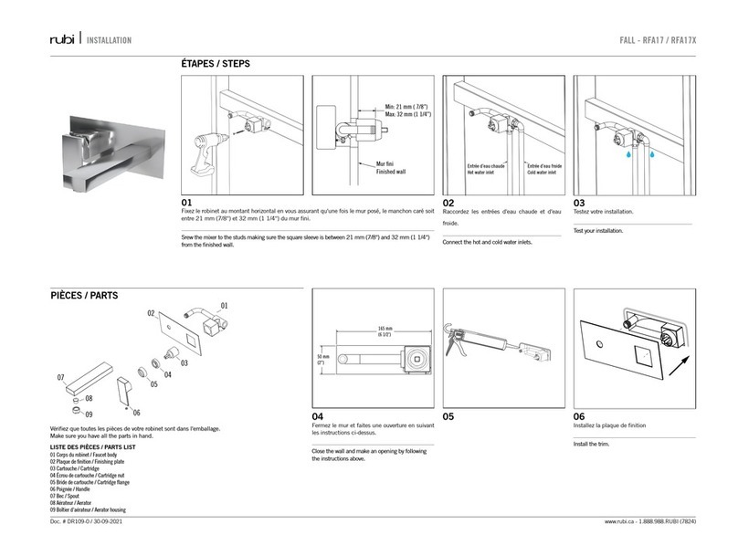 Rubi Quatro RFA17 User manual