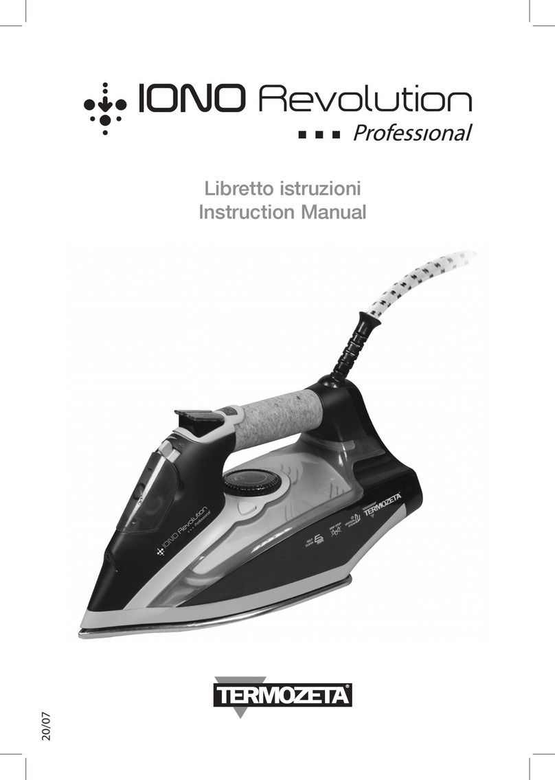 Termozeta IONO REVOLUTION Professional 103028 User manual