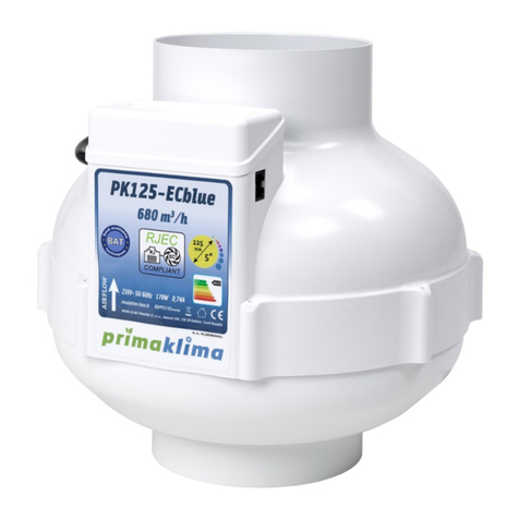 Prima Klima PK125-ECblue instructions