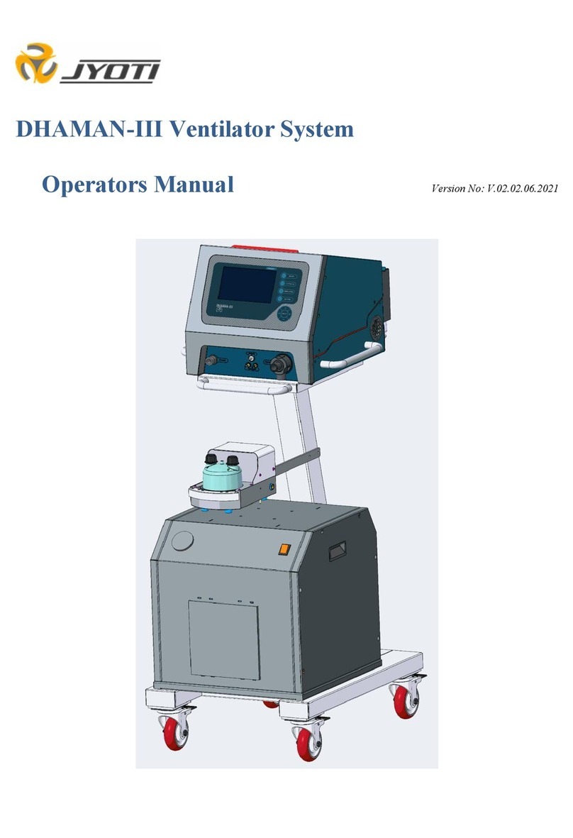 JYOTI DHAMAN-III Operator's manual