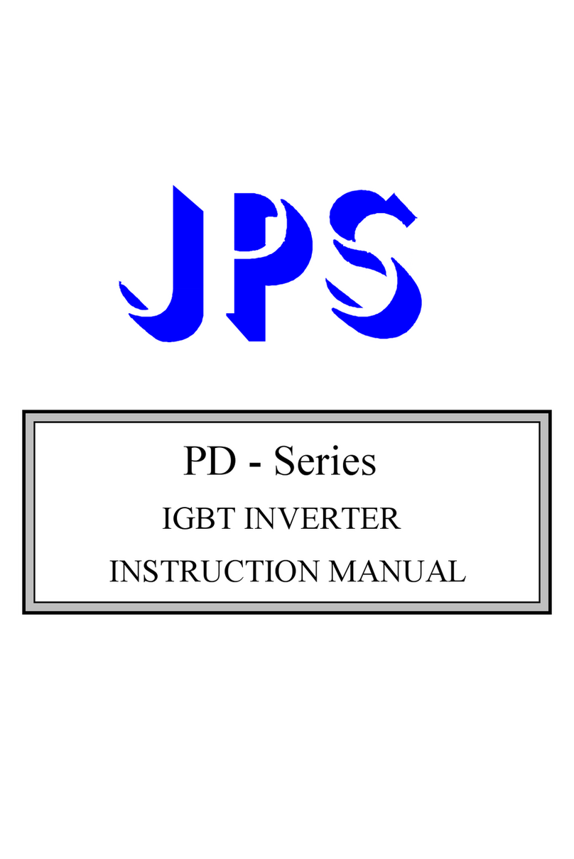JPS PD Series instruction manual