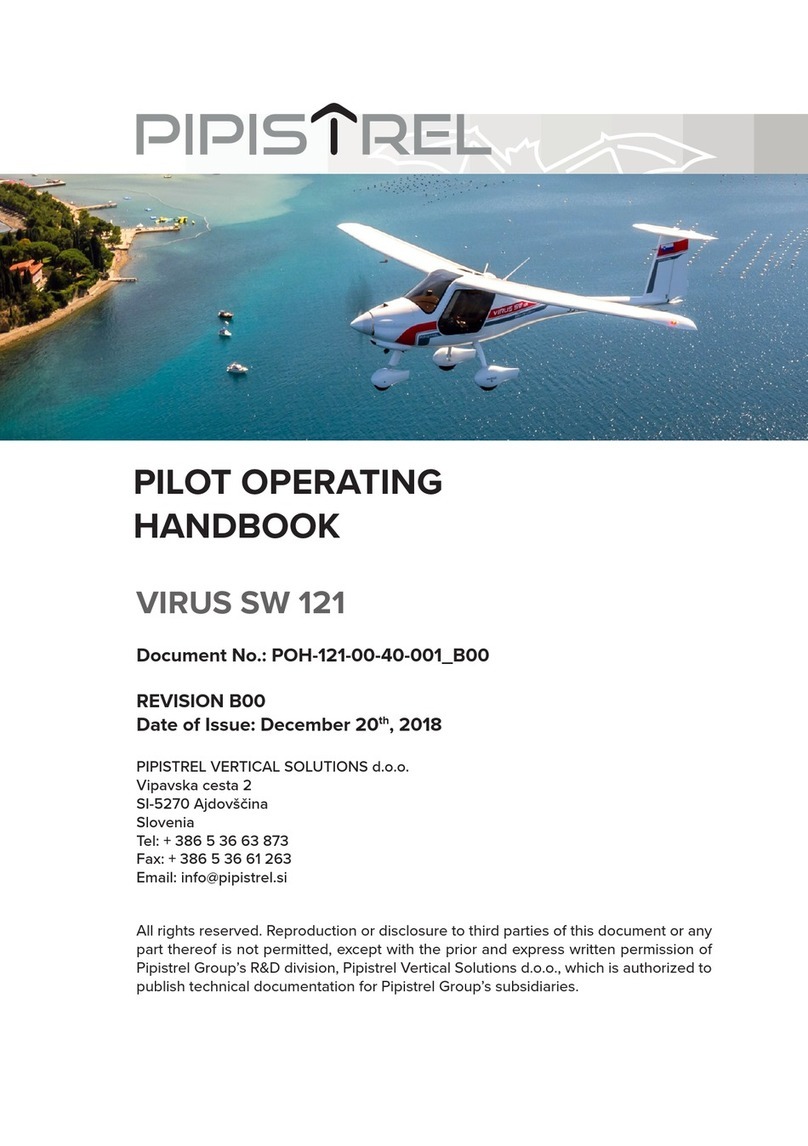 Pipistrel Virus SW 121 Pilot operating handbook