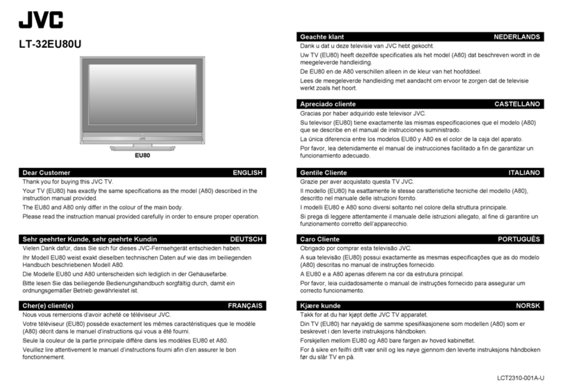 JVC LT-32EU80U User manual