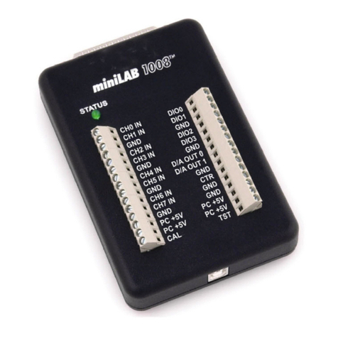 Measurement Computing miniLAB 1008 user guide