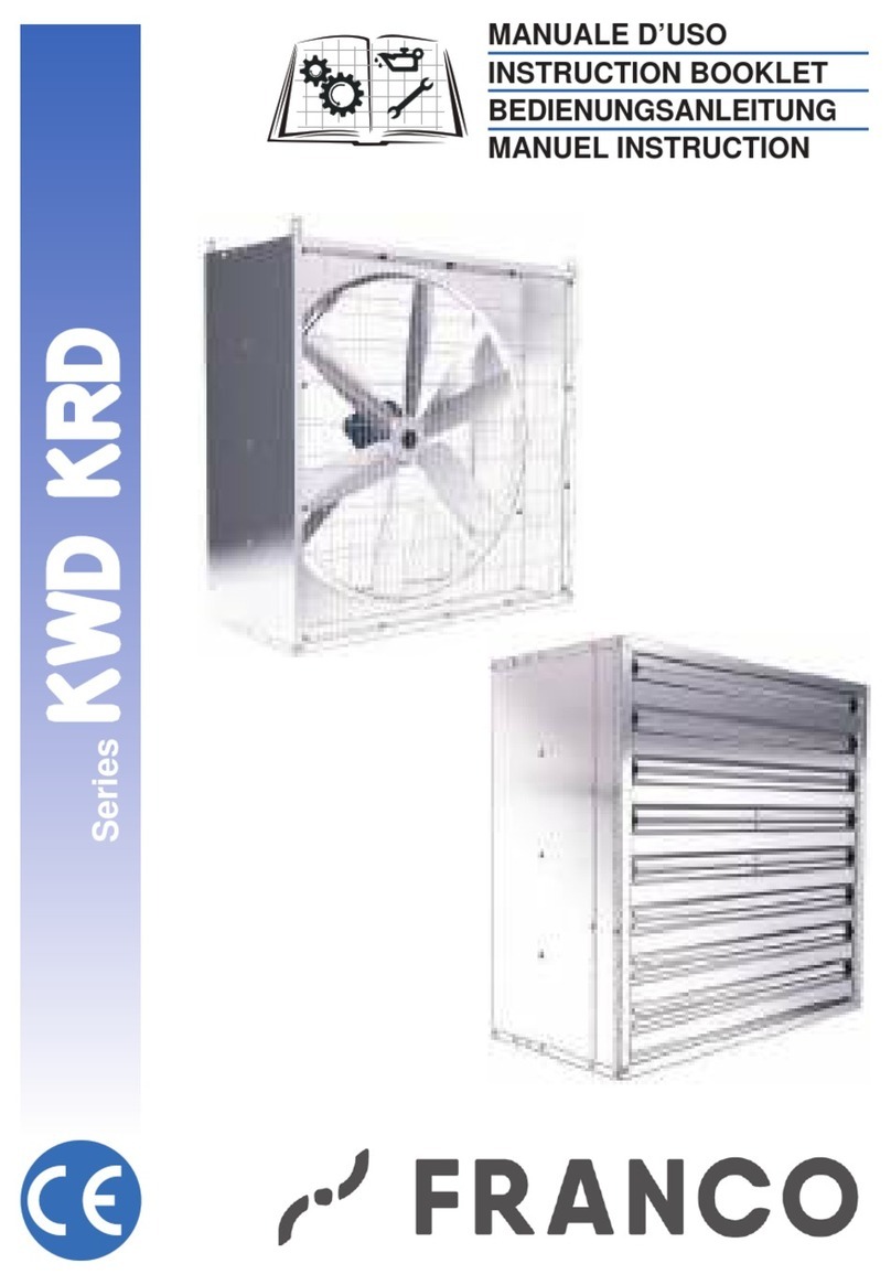 FRANCO KWD Series Instruction booklet