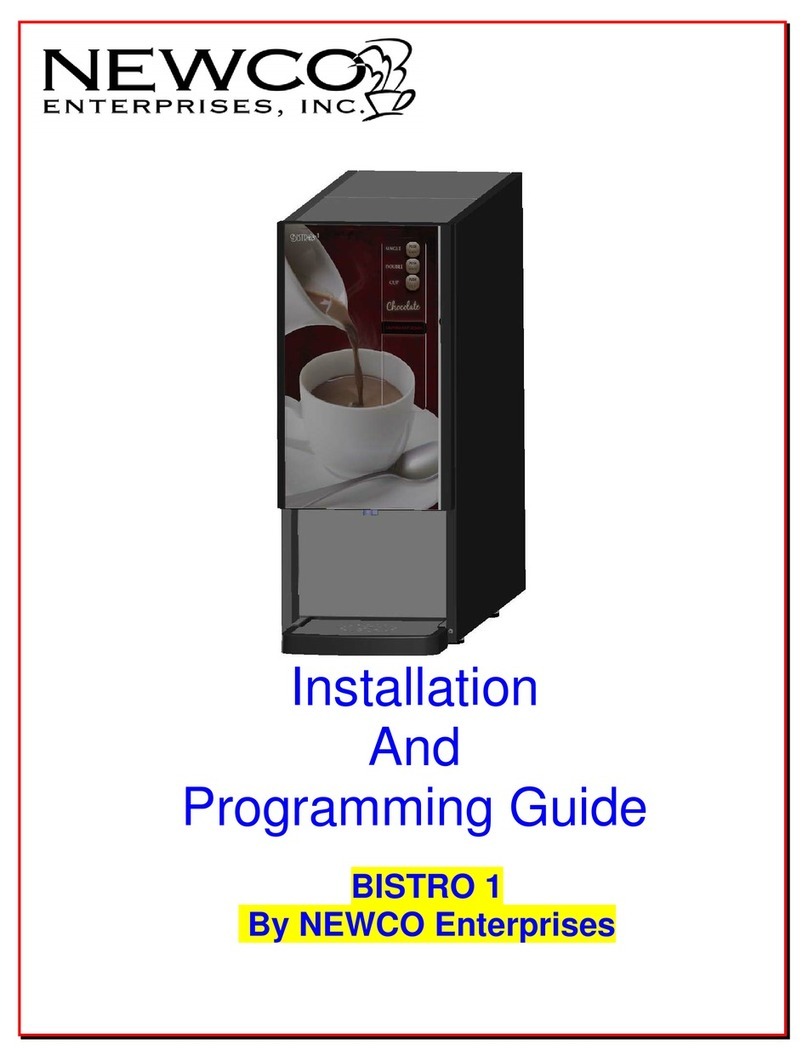 Newco Bistro 1 Installation guide