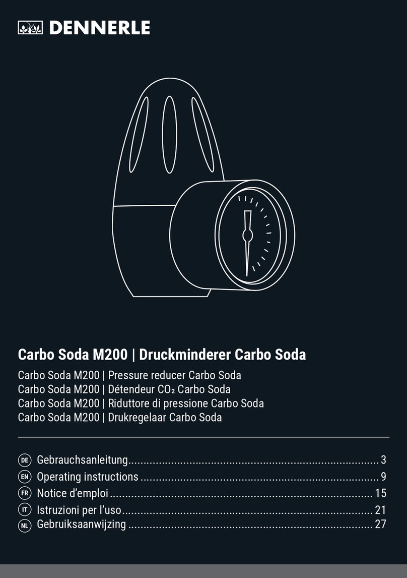 Dennerle Carbo Soda M200 operating instructions