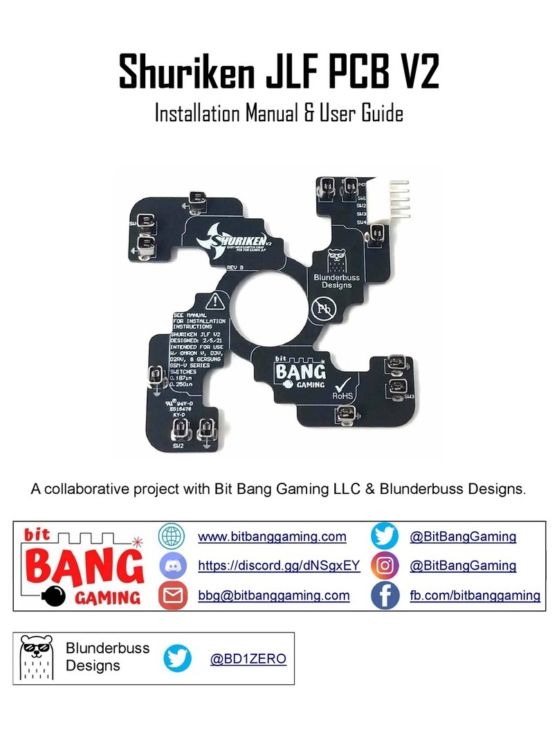bit BANG GAMING Shuriken JLF PCB V2 Guide