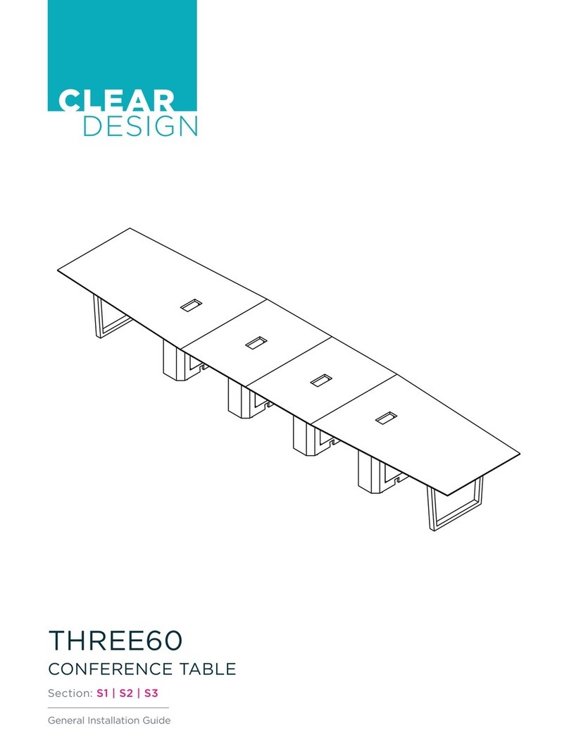 CLEAR DESIGN THREE60 User manual CLEAR DESIGN THREE60 User manual