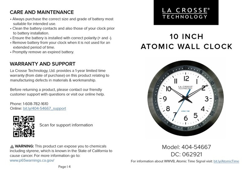 La Crosse Technology 404-54667 User manual